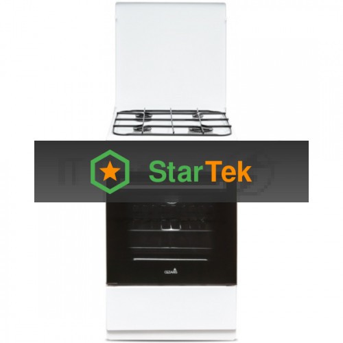 Плита газовая Cezaris ПГ 2150-06 белый, конфорок 4 газовых, духовка 43 л, 51 см x 85 см x 55 см