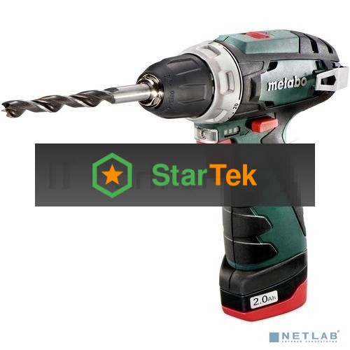 Дрель-шуруповерт Metabo PowerMaxx BS 600984000, Аккумуляторный, 10,8В, 2 АКБ