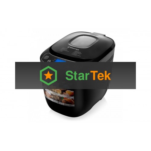 Хлебопечь BRAYER 2700BR, 550 Вт, 12 программ, выбор цвета кор,выбор размера, поддерж. темпер, таймерBR2700