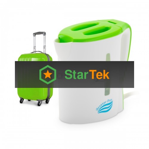 Чайник электрический Великие Реки Мая-1 бело-салатовый