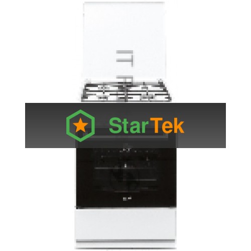 Плита газовая Cezaris ПГ 3200-03 белый, конфорок 4 шт, духовка 59 л, 60 см x 85 см x 60 см