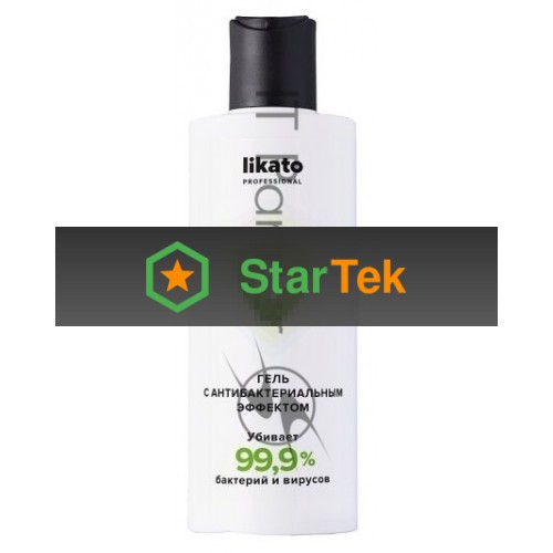Гель-антисептик Likato 400 мл (белый флакон и черный диск-топ )
