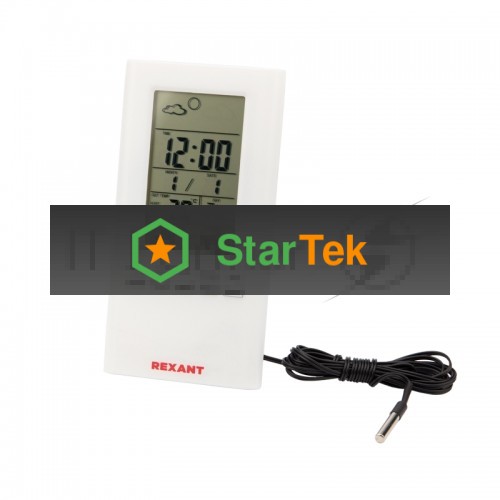Метеостанция комнатно-уличная Rexant S3331SC с проводным датчиком