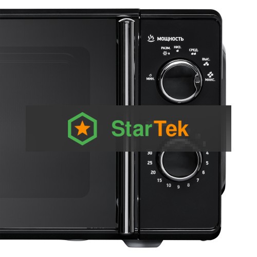 Микроволновая печь BBK 17MWS-794M/B-M черный, 17 л, 700 Вт, поворотный механизм