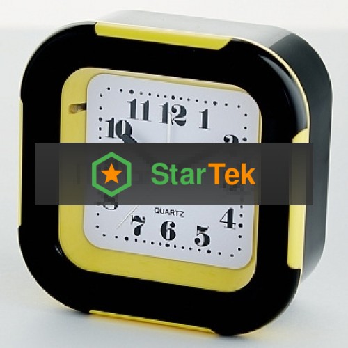 Будильник Delta DT8-0016 9.2*4.4*9.4 см (желтый) (200)