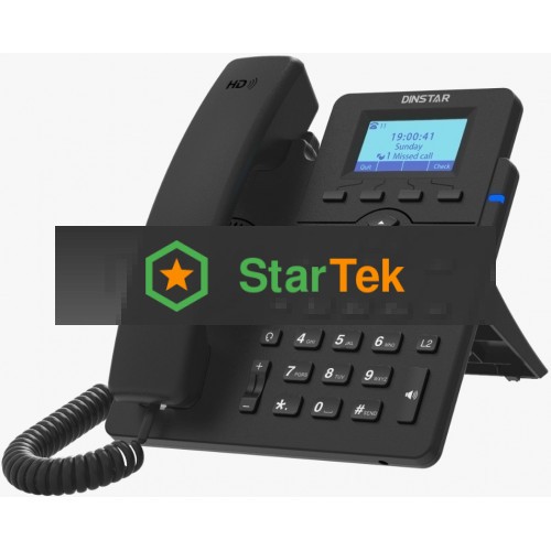 Телефон IP Dinstar C60UP черный