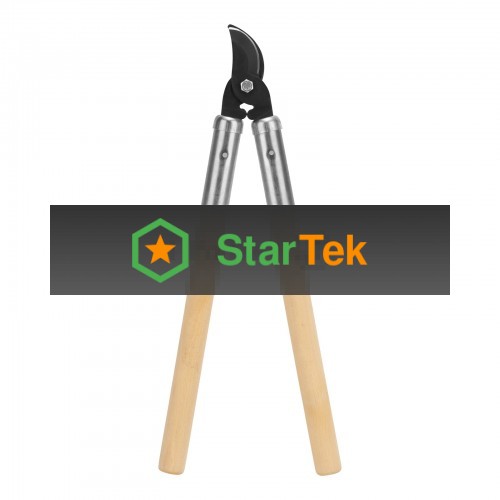 Сучкорез прямого реза, 500 мм, деревянные рукоятки, Горизонт Россия