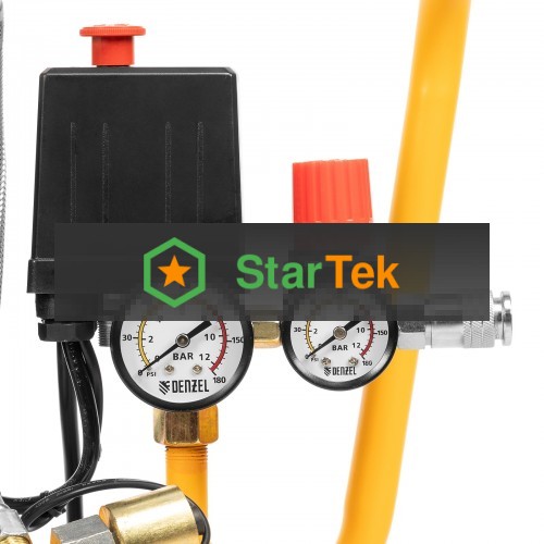 Компрессор DLS950/24 безмаслянный малошумный 950 Вт, 165 л/мин,ресивер 24 л Denzel