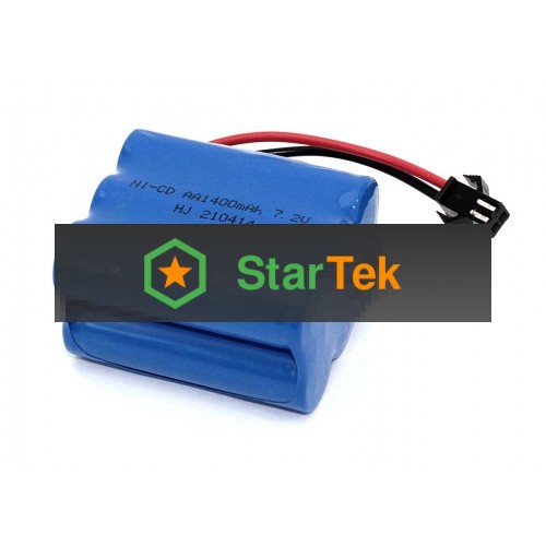 Аккумулятор Ni-Cd 7.2V 1400 mAh AA Row разъем SM