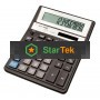 Калькулятор настольный Silwerhof SH-888X-14 черный 14-разр.