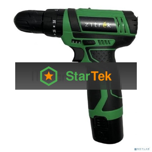 Дрель-шуруповерт Zitrek Crusher 063-4054, Аккумуляторная, 12В, 2 АКБ, Ударная, Кейс