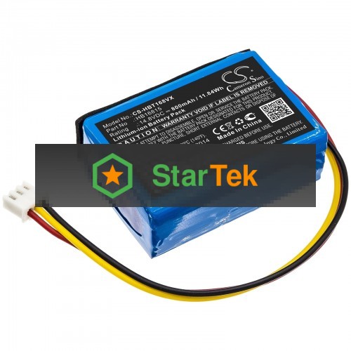 Аккумулятор CS-HBT168VX для пылесоса HOBOT 168, 188, 198, 268, 288 14.8V 800mAh / 11.84Wh