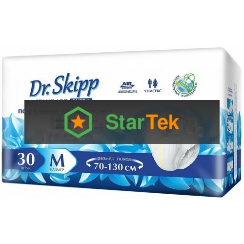 Подгузники для взрослых Dr.Skipp Standard Extra р-р М, 30 шт., 8131