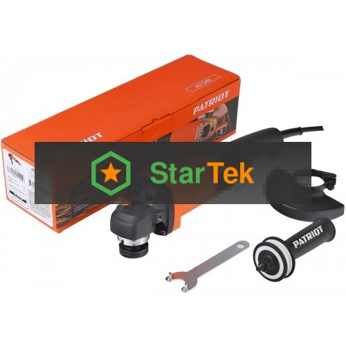 Машина углошлифовальная (УШМ) AG 128E диск 125мм двуручная пылезащищенная PATRIOT 110301129