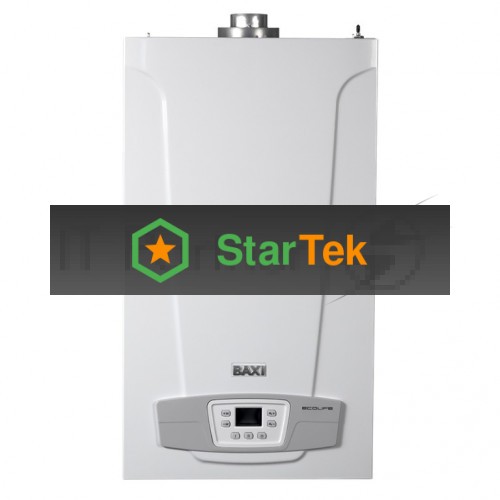 Котел газовый BAXI ECO LIFE 1.24F настен,24 кВт,одноконтурный, с закрыт. кам. сгор.