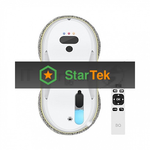 Робот-мойщик окон BQ WR200S White. Мощность 80 Вт/Объем для чистящего средства 110мл/Параметры электропитания 100-240 В,50-60 Гц/Страховочный трос 4м/Минимальная рабочая зона 40х40см/Для всех видов гладких поверхностей: кафель, ламинат, стекло