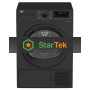 Сушильная машина Beko DF7412GB черный, 8 кг, сушка - тепловой насос, программ - 15, 59.7 x 84.6 x 53.7 см