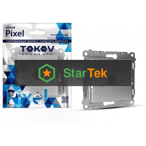 Коннектор TV СП Pixel механизм алюм. TOKOV ELECTRIC TKE-PX-A1C-C03