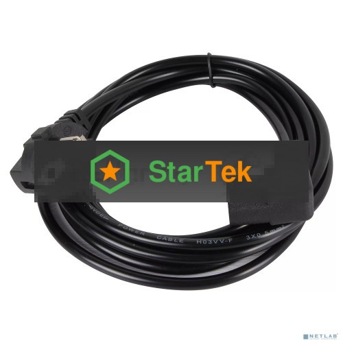 Кабель комп - розетка AOpen ACE021R-3M 220V EU (угол-угол) 3m