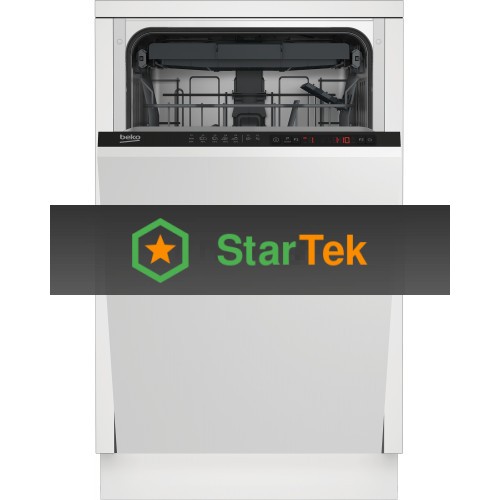 Встраиваемая посудомоечная машина Beko BDIS1W861, белый, 44.8 см, 9 компл., 55 дБ, класс A