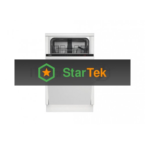 Встраиваемая посудомоечная машина Beko BDIS1W961, белый, 44.8 см, 9 компл., 55 дБ, класс A