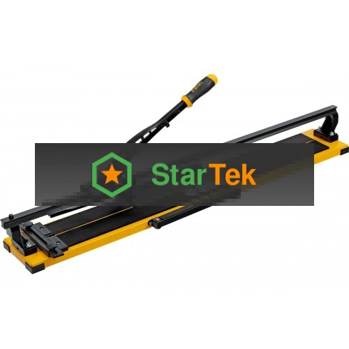 Плиткорез рельсовый 1000х16мм, каретка на подш., стальная станина, усил. рукоятка-пенал Denzel