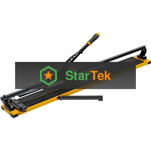 Плиткорез рельсовый 1200х16мм, каретка на подш., стальная станина, усил. рукоятка-пенал Denzel