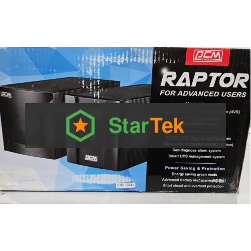 (Из ремонта) ИБП Powercom Raptor RPT-2000AP LCD EURO [См.описание!]