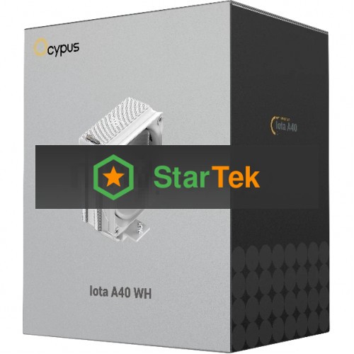Cooler Ocypus Iota A40 WH Iota-A40-WH белый 120мм алюминий+медь 2000rpm 29db 4-pin 220W 156мм