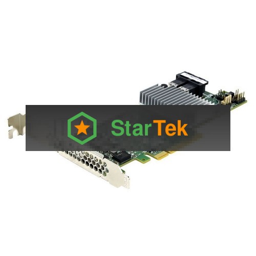 RAID-контроллер Broadcom 9361-8i(2G) SGL (LSI00462 / 05-25420-08А) PCIe 3.0 x8 LP, SAS/SATA 12G, RAID 0,1,5,6,10,50,60, 8port (2*int SFF8643), Cache 2Gb, 3108ROC, RTL 5