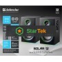 Акустическая 2.0 система Defender Solar 12 12 Вт, подсветка, BT, 230В
