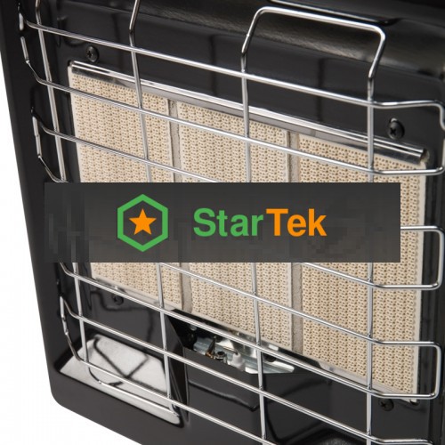 Обогреватель инфракрасный газовый для дома, 4,2кВт, для баллона 27л, черный Rexant