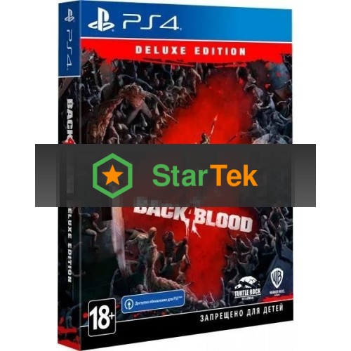 Игра для PS4 PlayStation Back 4 Blood. Deluxe Edition (18+) (RUS)