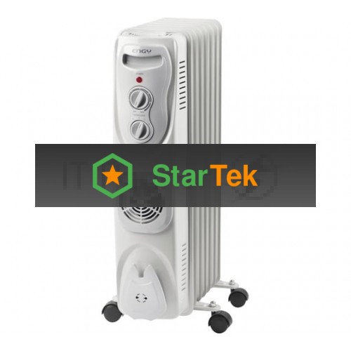 Масляный обогреватель Engy EN-1307F Classic (7 секций), белый, 2000 Вт, 25 м2, термостат