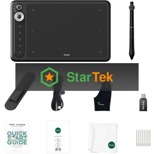 Графический планшет Parblo Intangbo X7 USB Type-C черный