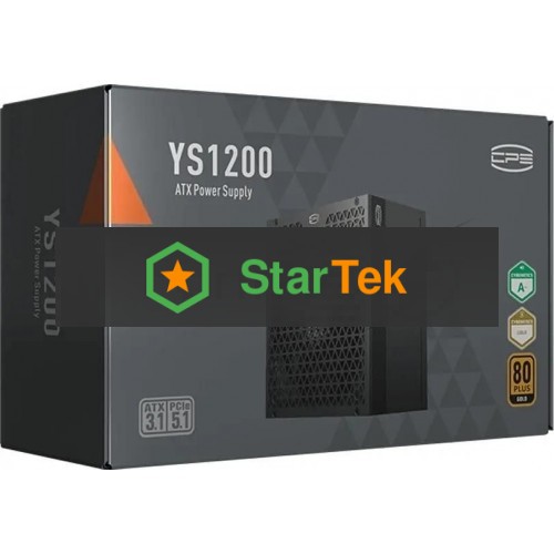 Блок питания PCCooler P5-YS1200-G1F черный 1200W 80 PLUS Gold, 135мм, модульный, черный