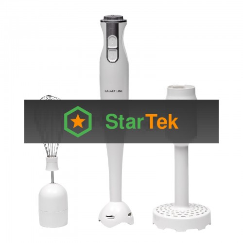 Блендер погружной Galaxy Line GL 2104 800Вт белый/серебристый