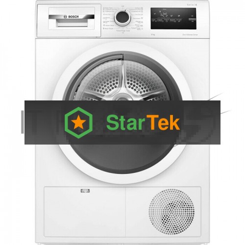 Сушильная машина Bosch WTN86211ME белый, 8 кг, сушка - конденсационная, программ - 13, 59.8 x 84.2 x 61.3 см