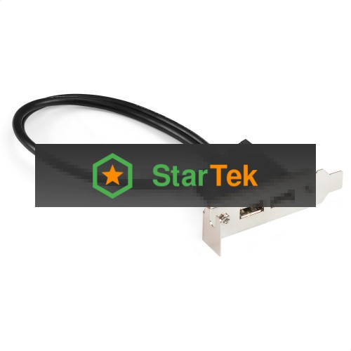 Планка портов в корпус 2xUSB2.0 ExeGate BrctUSB2-2A-LP (USB 2.0 9pin (IDC 9pin F) --> 2x USB 2.0 Af, кабель 20см, Low Profile)