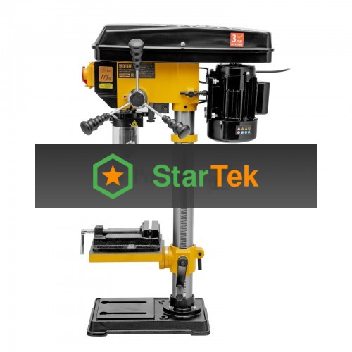 Станок сверлильный Denzel DDM-550L, 550 Вт, 16 мм, 12 ск., лазер, настольный