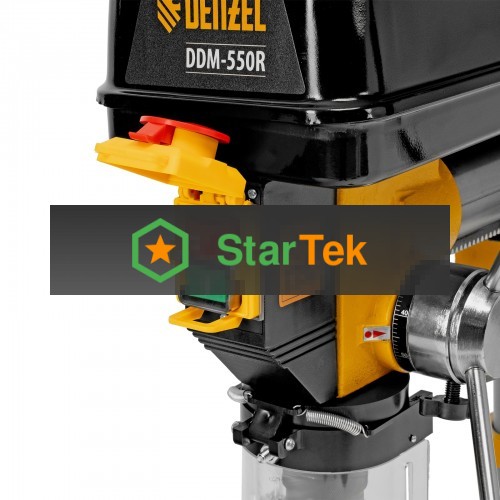 Станок сверлильный Denzel радиальный DDM-550R, 550 Вт, 16 мм, 12 ск., настольный