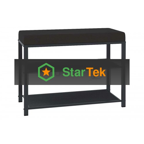 Банкетка ЗМИ Торонто 23S каркас графит,сиденье серый БТ23СГрС