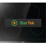 Варочная панель Gorenje ECT642BCSCE, 59 см, Hi-Light, 4 конфорки, таймер, сенсорное управление, шлифованный передний край, PowerBoost, дисплей, блокировка от детей, черный