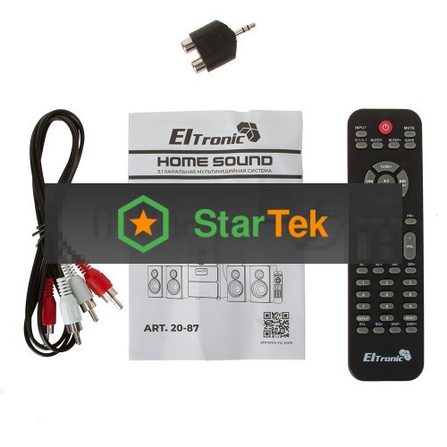 Акустическая система ELTRONIC (20-87) HOME SOUND черный