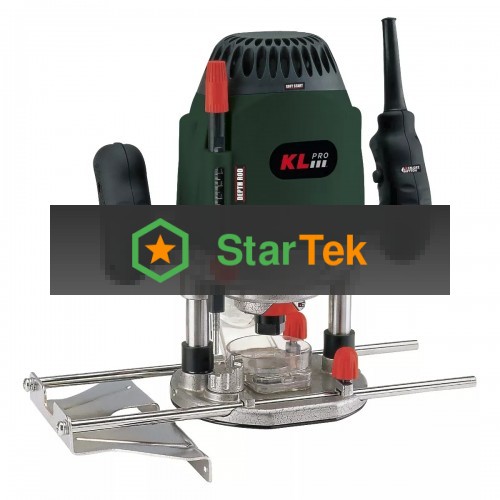 Профессиональная фрезерная машина KLPRO KLEF1205 (сеть, 1800Вт, 9000-23000об/мин, 6-8-12мм)