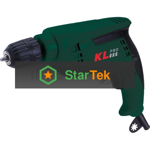 Профессиональная дрель KLPRO KLNM1002 (сеть, 600 Вт, 0-3500об/мин, 10 мм)