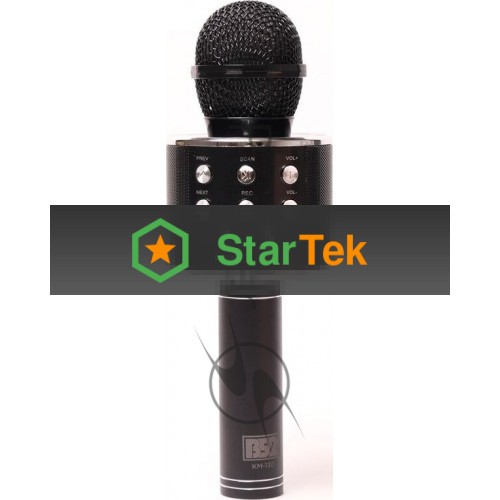 Караоке-микрофон ATOM B52 KM-130B беспр.микроф. черный