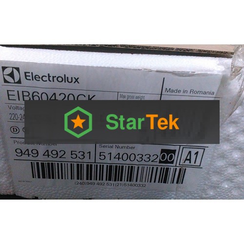 (Поврежденный товар) Варочная поверхность индукционная Electrolux EIB60420CK черный [См.описание!]