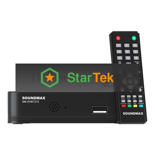 Приставка для цифрового ТВ SOUNDMAX SM-DVBT272 черный