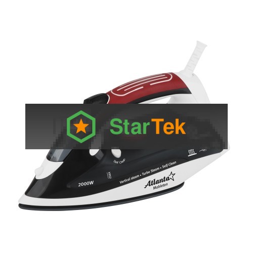 Утюг ATLANTA ATH-5493 черный с пароувлажнением